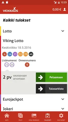 Veikkaus android App screenshot 5