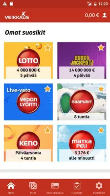 Veikkaus android App screenshot 8